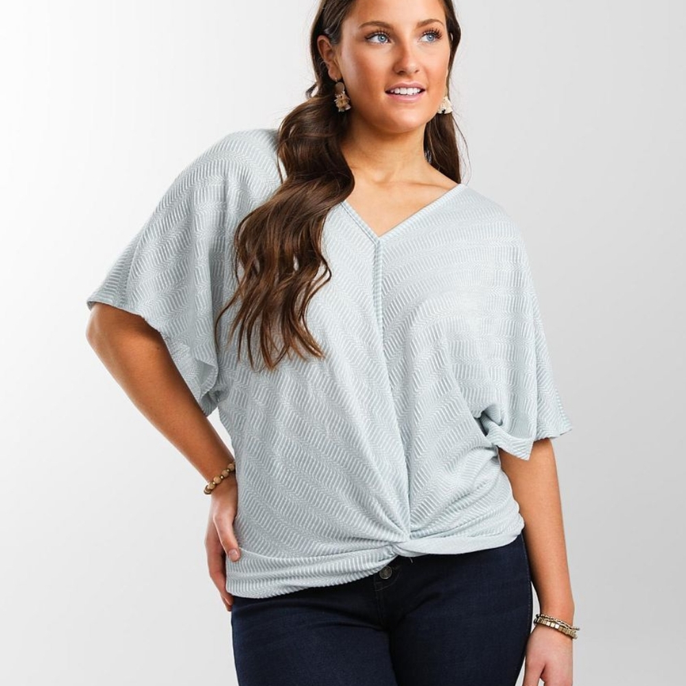 BKE Strappy Twisted Front Top